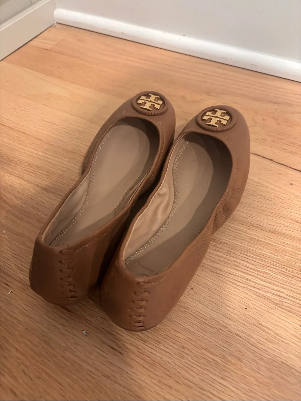 Tory Burch brown leather Ballet Flats size US 7